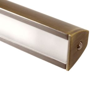 Steinhauer Lighting LED-Wandleuchte LITHO LED Bronze 60 cm 2431BR