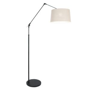 Steinhauer Lighting Stehleuchte PRESTIGE CHIC Schwarz Grau 45 cm 8185ZW