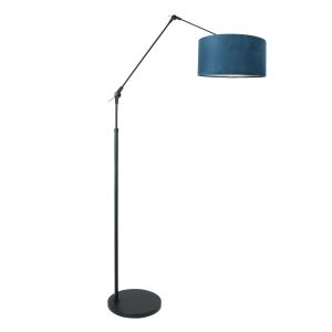 Steinhauer Lighting Stehleuchte PRESTIGE CHIC Blau Schwarz 8239ZW