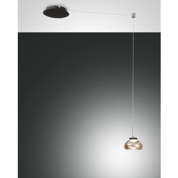 Fabas Luce LED-Pendelleuchte ARABELLA amber 3547-41-125