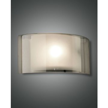 Fabas Luce Wandleuchte ALIDE Transparent Grau 3708-21-126