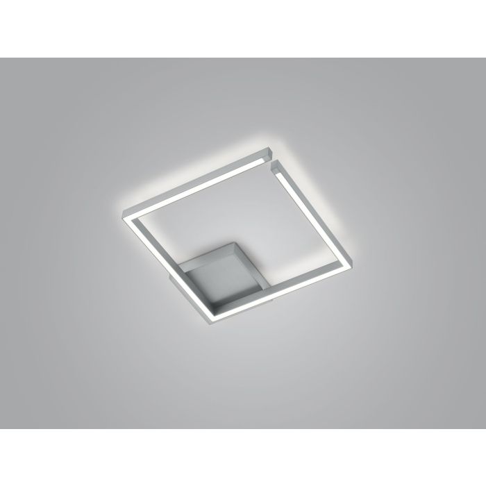 Knapstein LED-Deckenleuchte YOKO 40x40cm Nickel 91.364.05