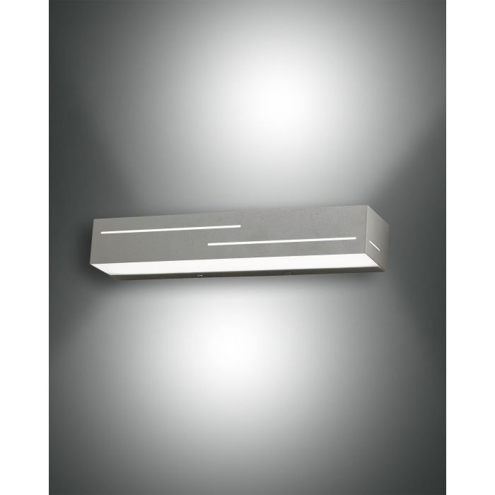 Fabas Luce LED-Wandleuchte BANNY anthrazit 3618-21-282